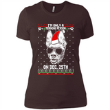 Morning Person Pharaoh Hound Funny Xmas - Ladies' Boyfriend T-Shirt