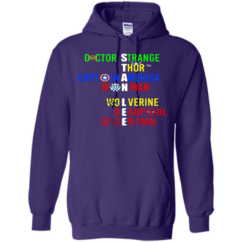 RIP Stan Lee Doctor Strange Thor Caption America Iron Man Shirt PINGPONG - Hoodie