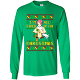 Natsu I’m all fired up for Christmas ugly sweatshirt PINGPONG