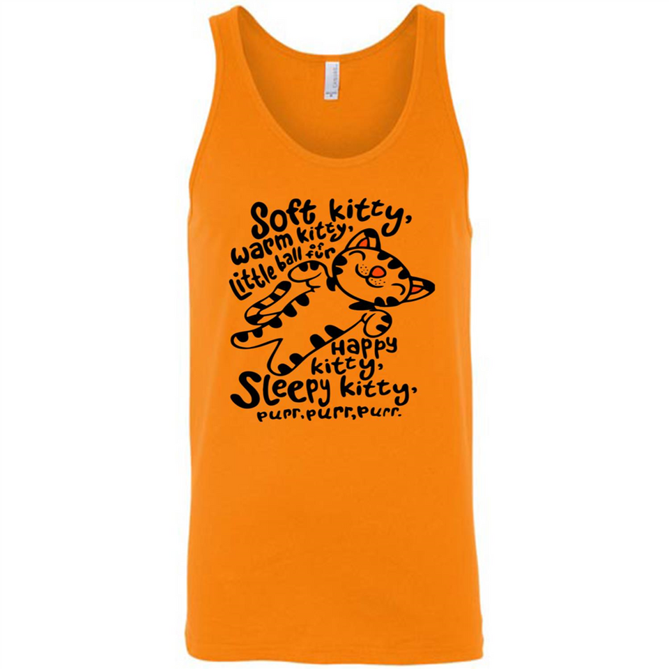 Soft kitty warm kitty little ball of fur - Canvas Unisex Tank