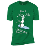 Snowman Snowboarder Tshirt Have Jolly Ollie Christmas