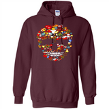 Skull Christmas Decorations Merry Xmas T-Shirt - Hoodie