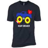 HEART BREAKER BLUE MONSTER TRUCK VALENTINE'S DAY