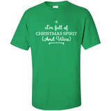 Christmas Tshirt for Women - Christmas Wine