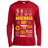 November Guy Multitasking - Canvas Long Sleeve T-Shirt