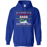 Merry Christmas Shitter Full Christmas Tree Snowman Sweater PINGPONG - Hoodie