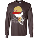 Jack Skellington The Nightmare Before Christmas-49ers Football - Long Sleeve T-Shirt