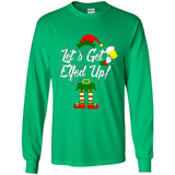 Let's Get Elfed Up Drinking Beer Christmas PINGPONG