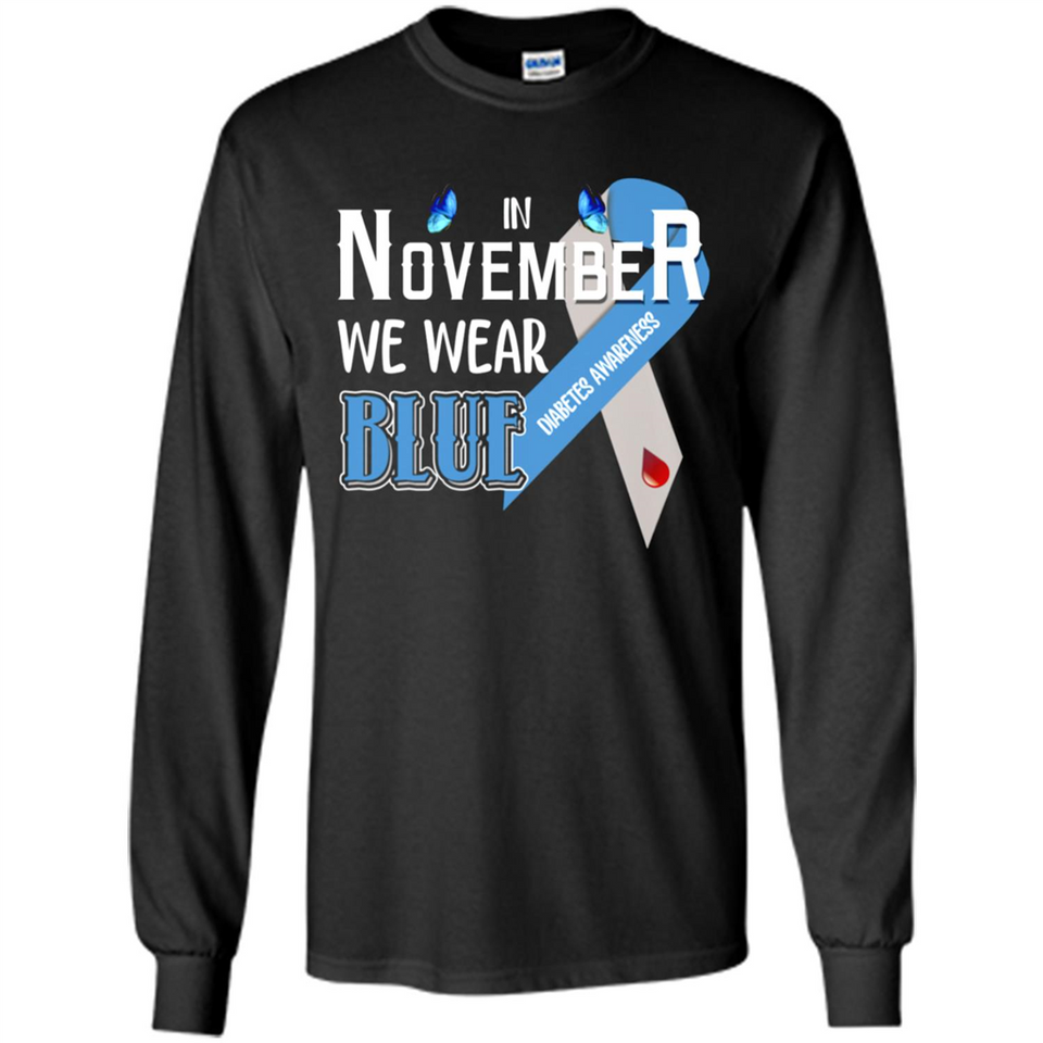 November We Wear Blue Diabetes Awareness
