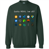 Ethereum Bitcoin Litecoin Gotta HODL em all Crypto PING PONG