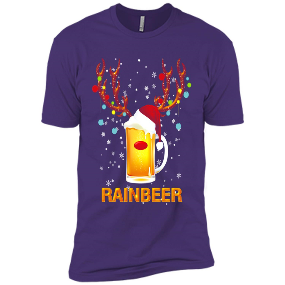 Rainbeer Funny Reindeer Beer Lover
