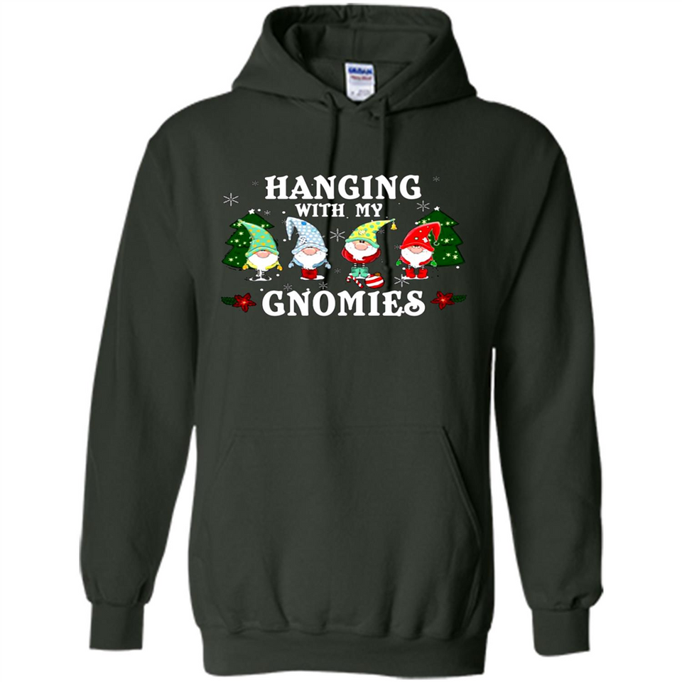 Christmas Garden Gnome Hanging With My Gnomies Shirt Sweater - Hoodie