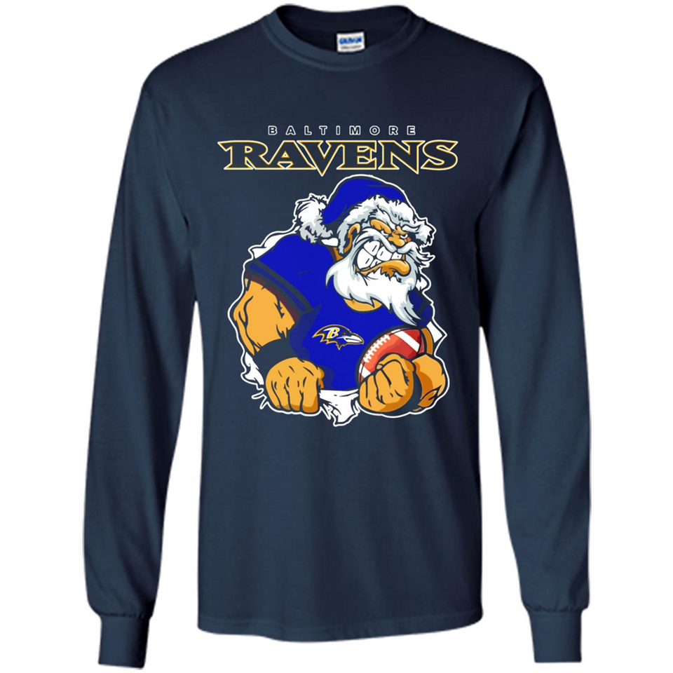 Grumpy Santa Claus Baltimore Ravens Football Team PINGPONG