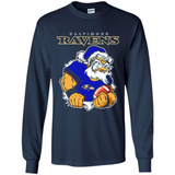 Grumpy Santa Claus Baltimore Ravens Football Team PINGPONG