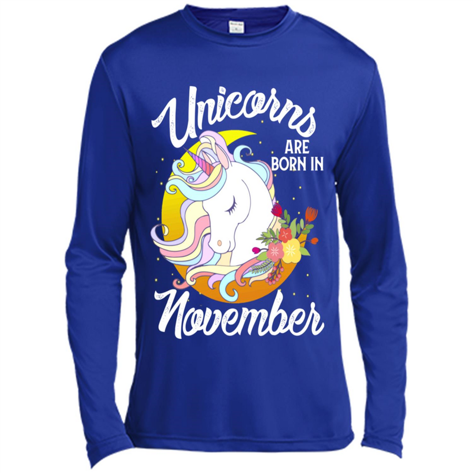 Unicorns Are Born In November Magical Rainbow