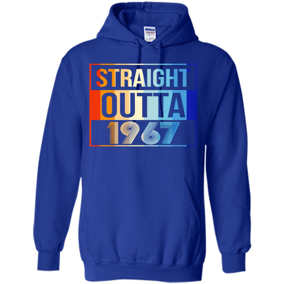 Retro Straight Outta 1967 51 Years Old - Hoodie