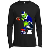 New York Giants Toilet Grinch Santa Claus Football Fan PINGPONG