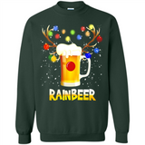 Rainbeer Christmas Reindeer Beer Drinking
