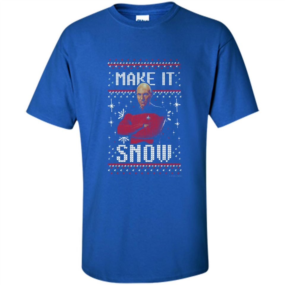 Make It Snow Jean-Luc Picard Star Trek PINGPONG