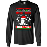 Narcos dashing through the snow Christmas sweatshirt PINGPONG