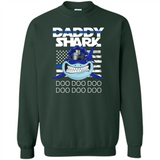 Police Daddy Shark Blue Line Tee