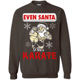 Even Santa Does Karate - Funny Karate - Sweatshirt