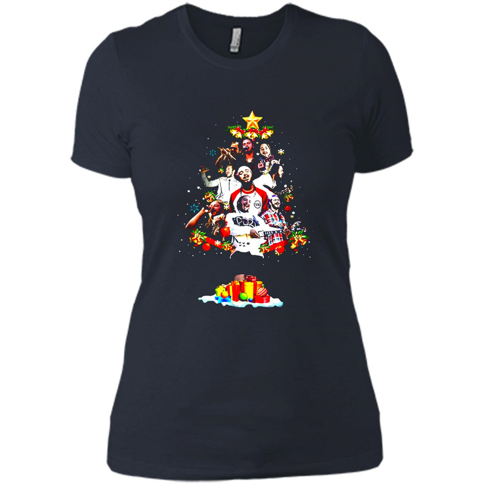Christmas Post Noel Malone Tree shirt Gift For Christmas - Ladies' Boyfriend T-Shirt