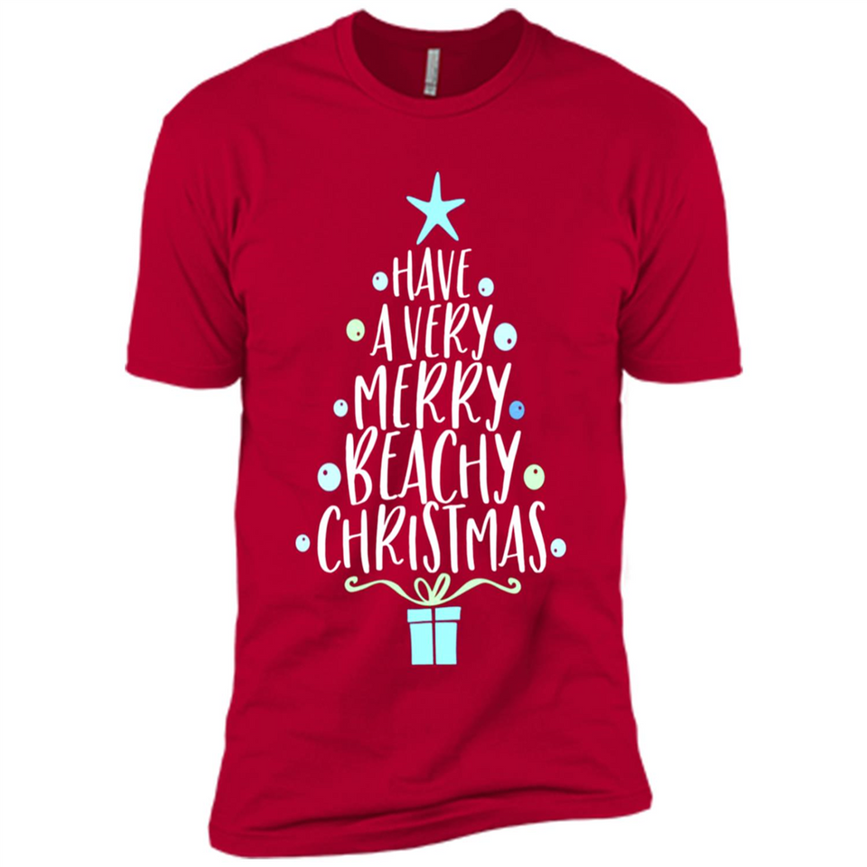 Have A Very Merry Beachy Xmas Vacation - Premium Short Sleeve T-Shirt