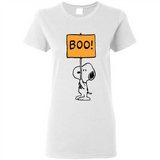 Halloween Snoopy Boo - Ladies Short-Sleeve