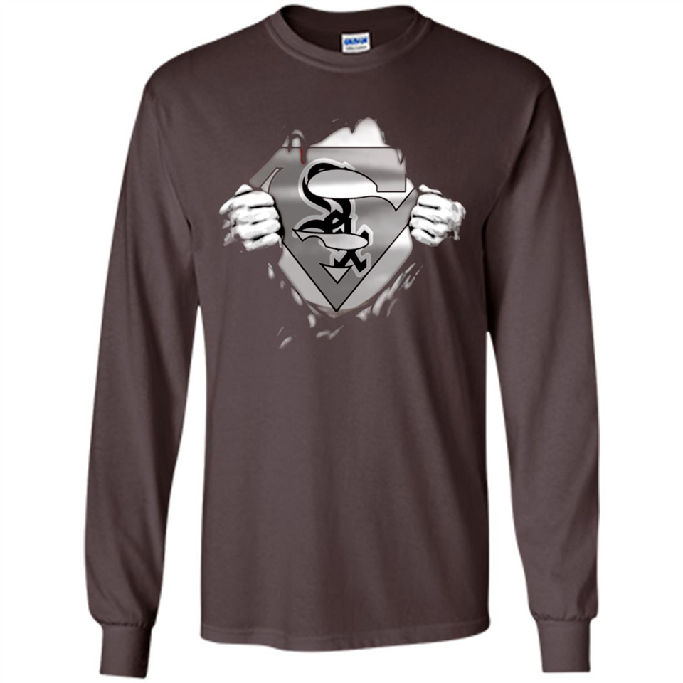 Chicago White Sox And Superman Fans - Long Sleeve T-Shirt