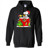 Florida Panthers Snoopy Ugly Christmas Sweaters - Hoodie