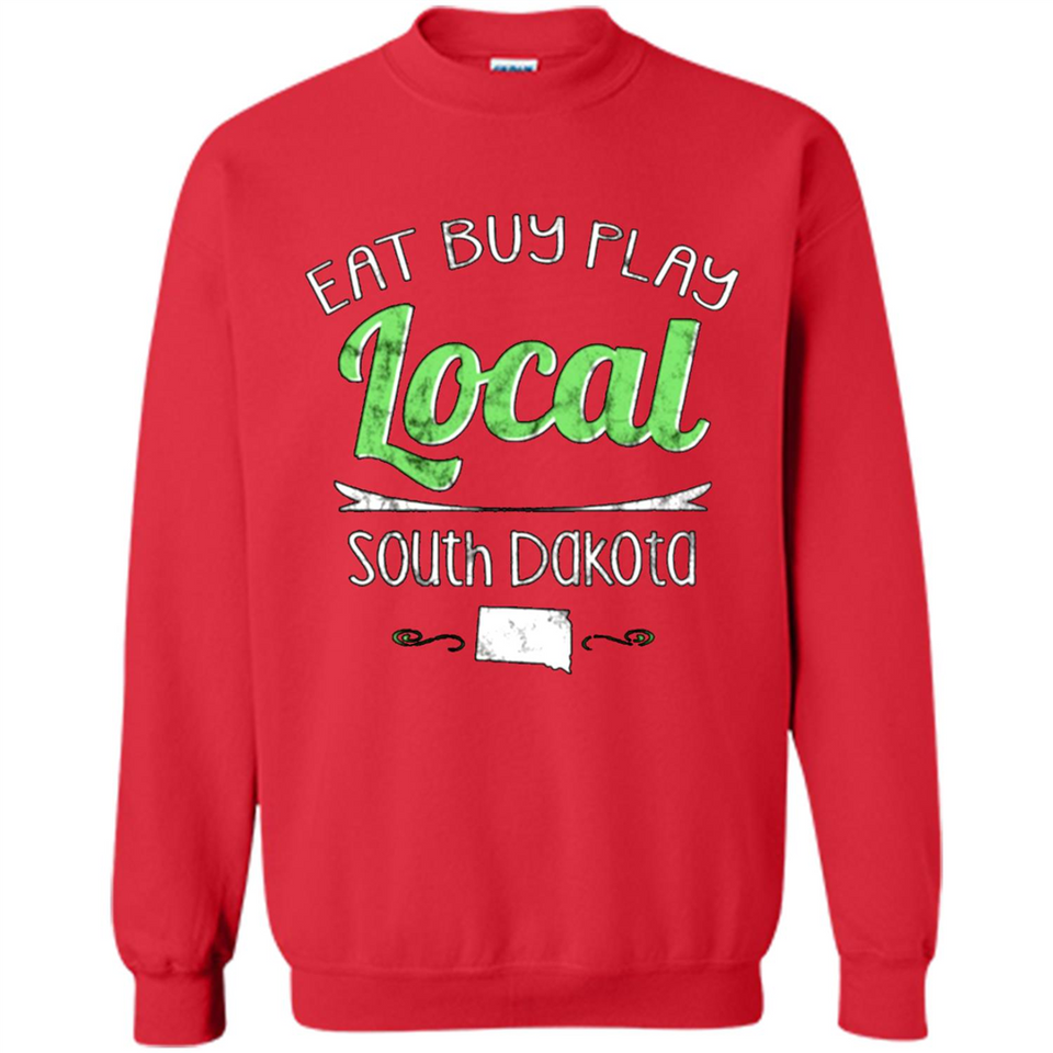 Eat Buy Play Local South Dakota Distressed PING PONG