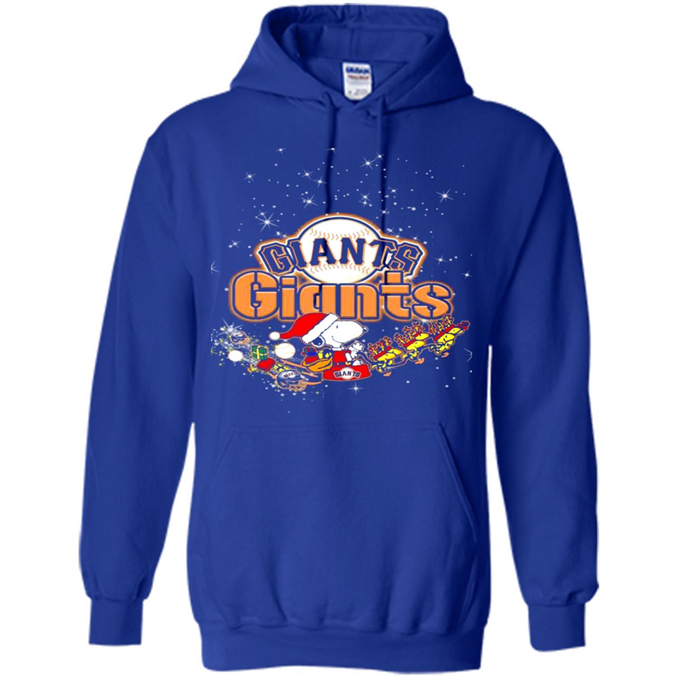 Snoopy Christmas San Francisco Giants - Hoodie