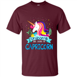 Unicorns are born in Capricorn Birthday Rainbow Gift Custom Ultra Cotton
