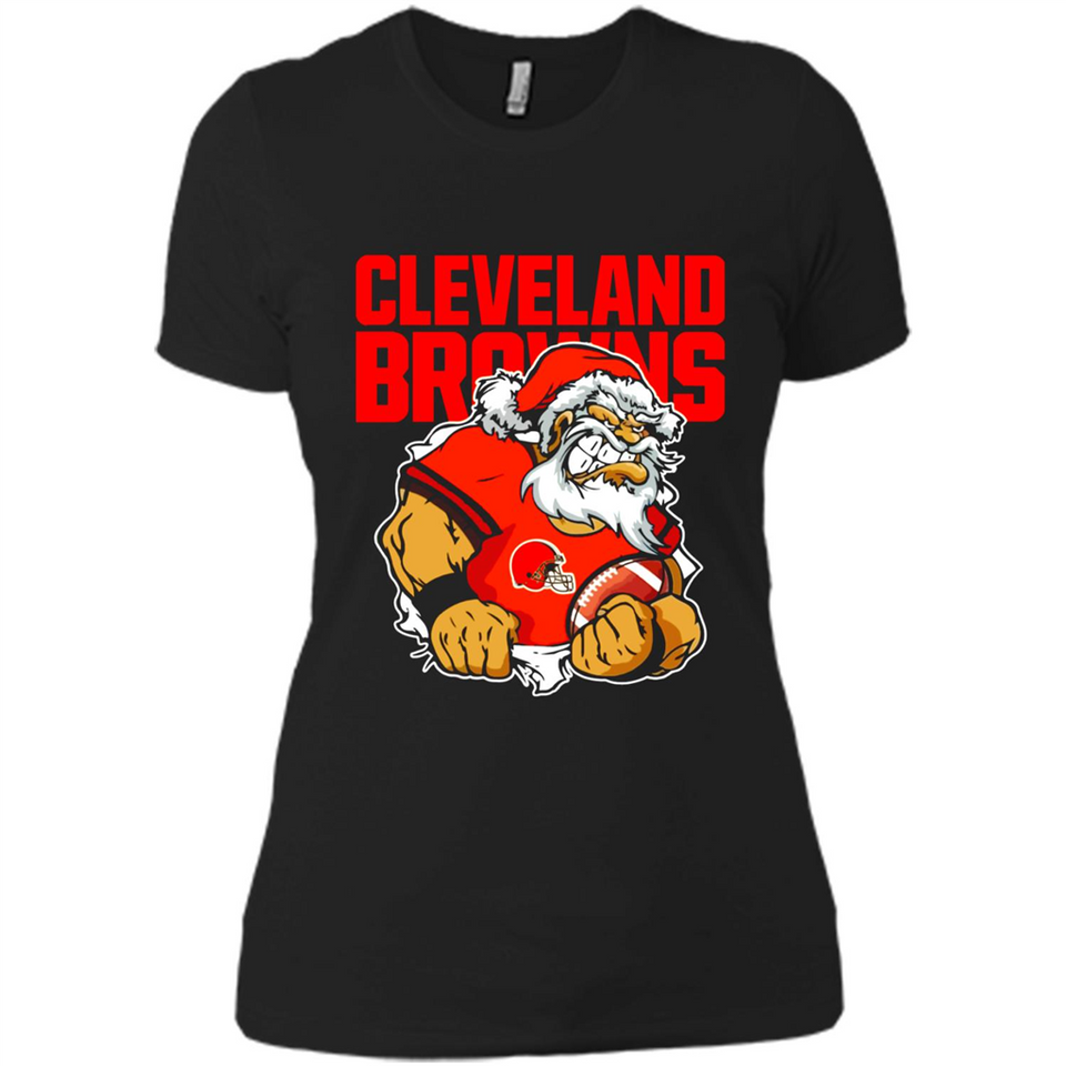 Grumpy Santa Claus Cleveland Browns Football Team PINGPONG