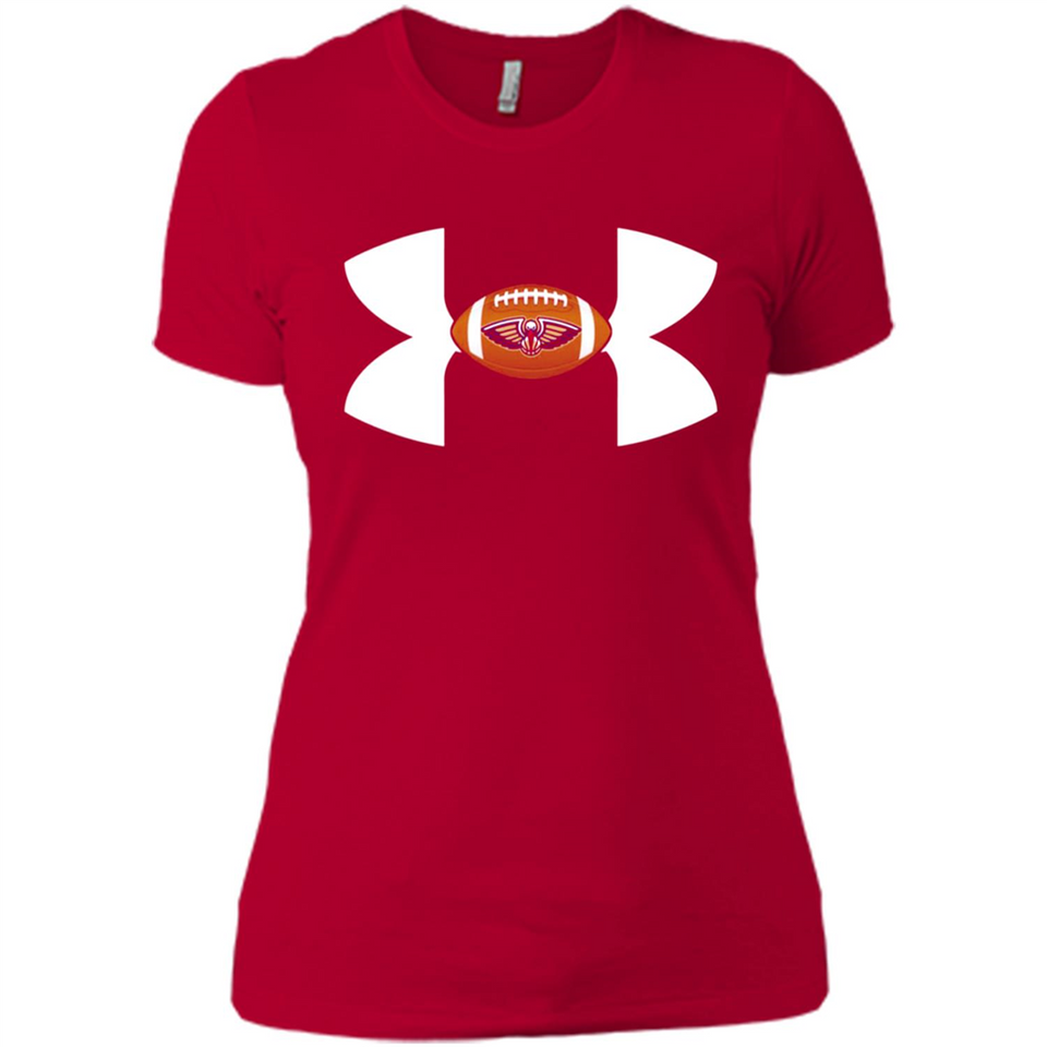 New Orleans Pelicans Under Armour Logo - Ladies' Boyfriend T-Shirt