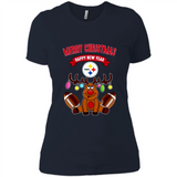 Pittsburgh Steelers NFL Reindeer Funny Merry Christmas And Happy New Year