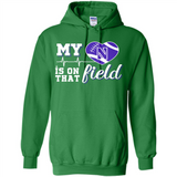 Northwestern Wildcats Football My Heart is on that Field - Hoodie