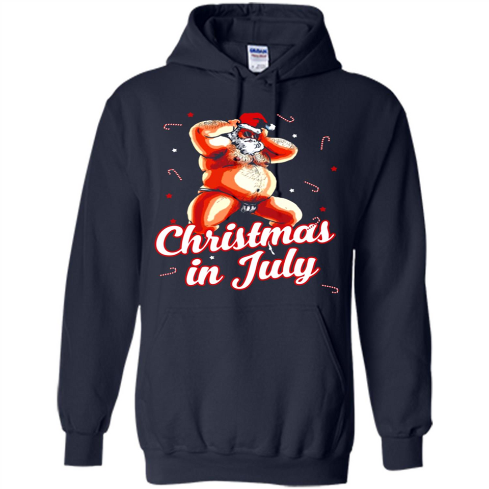 Christmas In July - Funny Dancing Santa - Hoodie