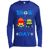 Snow Day Shirt For Green Bay Packers Vs Minion Fans pingpong