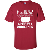 Flowerhorn Christmas T-shirt, Ugly Christmas Sweater - Shirt