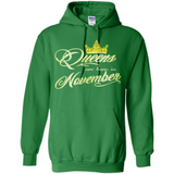 Queens Are Born In November Golden T-Shirt
