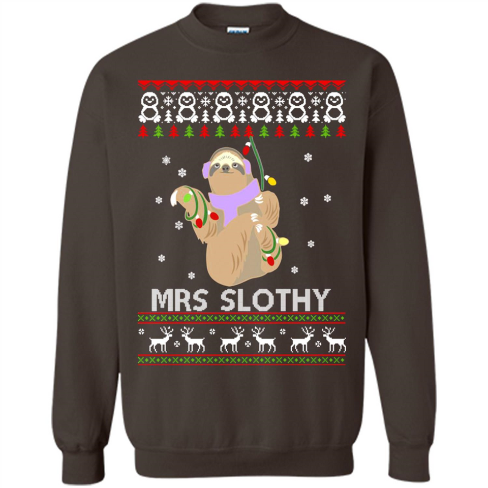 Mrs Slothy Christmas - Sweatshirt