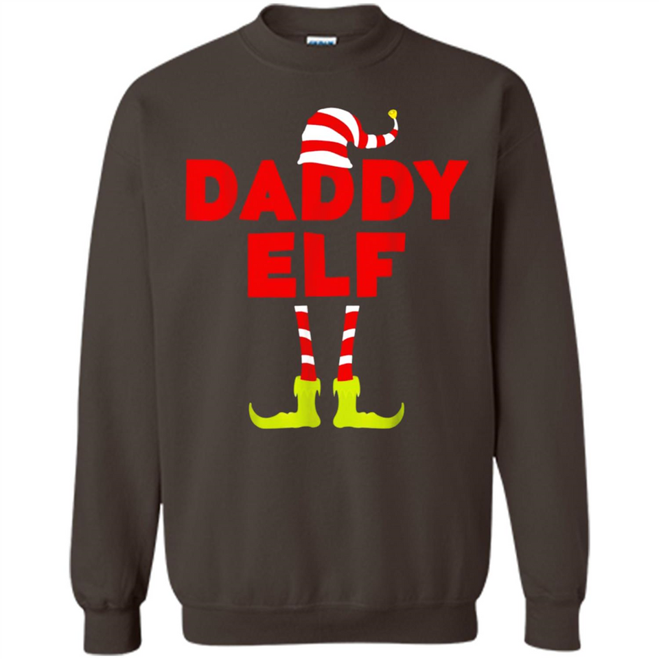 Mens Daddy Elf T-Shirt Funny Matching Christmas Costume - Sweatshirt