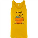 Snoopy Word - Canvas Unisex Tank