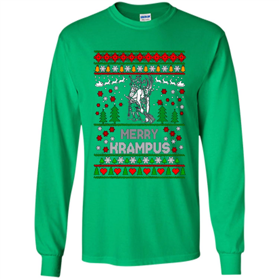 Merry Krampus Christmas sweatshirt PINGPONG