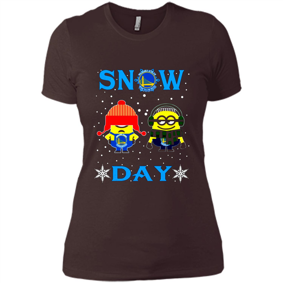 Snow Day Shirt For Golden State Warriors Vs Minion Fans pingpong