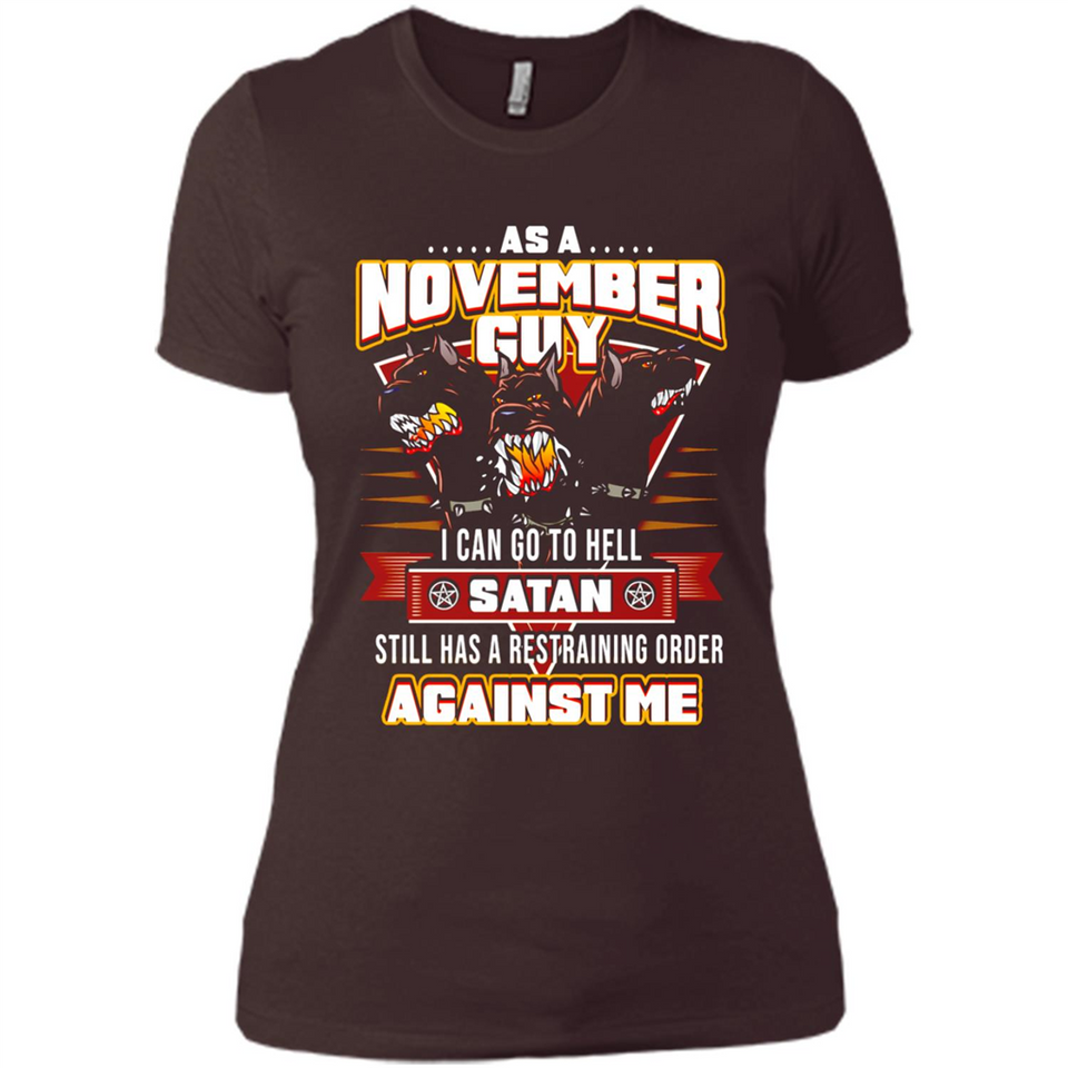 November Guy Birthday - Ladies' Boyfriend T-Shirt