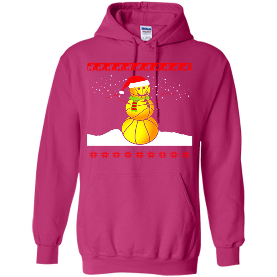 Basketball Santa Funny Christmas - Hoodie