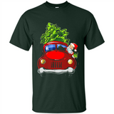 Vintage Santa red Truck Christmas Tree PINGPONG